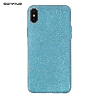 Θήκη Σιλικόνης Sonique Shiny Apple iPhone X / iPhone XS Γαλάζιο