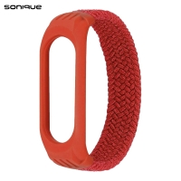 Λουράκι Braided Sonique για Xiaomi Mi Band 3/4/5/6 Κόκκινο