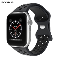 Λουράκι Σιλικόνης Sonique Sport για Apple Watch (42/44/45/49MM) Μαύρο