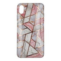 Marble Effect Soft Case Apple iPhone XS MAX Design 8