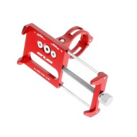 Μεταλλική Βάση για e-scooter Ποδήλατο Κινητού 3.5"-7.2"  Gub G-85 Κόκκινο