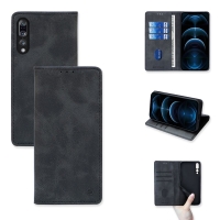 Θήκη Πορτοφόλι Vintage Magnet Wallet Sonique Huawei P20 Pro Μαύρο