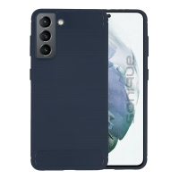 Θήκη Σιλικόνης Sonique Carbon Brushed Samsung Galaxy S21 Μπλέ