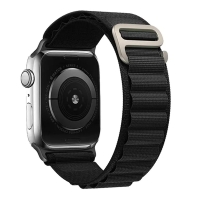 Λουράκι Nylon Alpine Loop Band Sonique για Apple Watch (42/44/45/49MM) Μαύρο