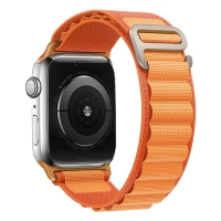 Λουράκι Nylon Alpine Loop Band Sonique για Apple Watch (42/44/45/49MM) Πορτοκαλί