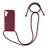 Θήκη Σιλικόνης με Κορδόνι CarryHang Sonique Samsung Galaxy A13 5G / Galaxy A04s Μπορντώ