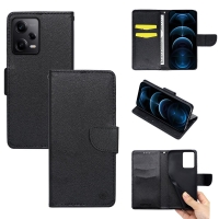 Θήκη Πορτοφόλι Sonique Trend Wallet Xiaomi Redmi Note 12 Pro 5G / Poco X5 Pro 5G Μαύρο