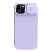 Θήκη Σιλικόνης Nillkin CamShield Silky Apple iPhone 14 Plus Λιλά