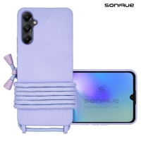 Θήκη Σιλικόνης με Κορδόνι CarryHang Sonique Samsung Galaxy A05s 4G Λιλά