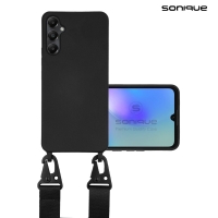 Θήκη Σιλικόνης με Strap CarryHang Sonique Samsung Galaxy A05s 4G Μαύρο