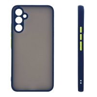 Θήκη Σιλικόνης Color Button Bumper Sonique Samsung Galaxy A54 5G Μπλέ
