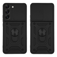 Θήκη Ring Armor CamPro Sonique για Samsung Galaxy S22 Μαύρο