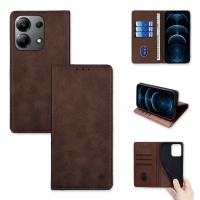 Θήκη Πορτοφόλι Vintage Magnet Wallet Sonique Xiaomi Redmi Note 13 4G Καφέ