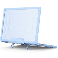 Θήκη για MacBook Sonique Icy με Βάση Στήριξης Apple MacBook Air 13.6" 2022 Γαλάζιο