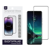 Curvy Glass Sonique Premium Series HD Full Cover 9H Motorola Edge 40 Neo 5G Μαύρο
