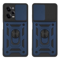 Θήκη Ring Armor CamPro Sonique για Xiaomi Redmi Note 12 Pro 5G / Poco X5 Pro 5G Μπλέ
