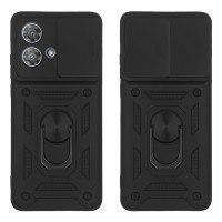 Θήκη Ring Armor CamPro Sonique για Motorola Edge 40 Neo 5G Μαύρο