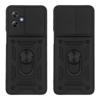 Θήκη Ring Armor CamPro Sonique για Motorola Moto G54 5G / Moto G54 5G Power Μαύρο