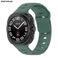 Λουράκι Σιλικόνης ColorWave Sonique για Samsung Galaxy Watch 7 Ultra (47mm) Πράσινο Σκούρο