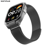 Λουράκι Stainless Steel Milanese Classic Sonique για Xiaomi Redmi Watch 4 Μαύρο