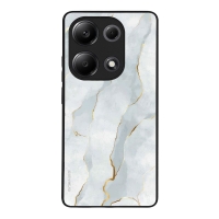 Θήκη Sonique Marble Series για Xiaomi Redmi Note 13 Pro 4G / Poco M6 Pro 4G / Redmi Note 14S Λευκό 01