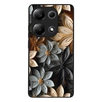 Θήκη Sonique 3D Flower Series για Xiaomi Redmi Note 13 Pro 4G / Poco M6 Pro 4G / Redmi Note 14S Γκρι