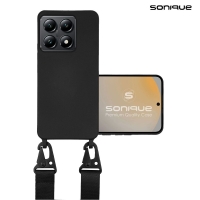 Θήκη Σιλικόνης με Strap CarryHang Sonique Xiaomi Xiaomi 14T Pro Μαύρο
