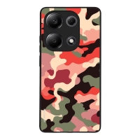 Θήκη Sonique Camouflage Army Series για Xiaomi Redmi Note 13 Pro 4G / Poco M6 Pro 4G / Redmi Note 14S Κόκκινο