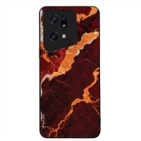 Θήκη Sonique Marble Series για Oppo Find X5 Pro 5G Κόκκινο