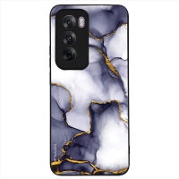 Θήκη Sonique Marble Series για Oppo Reno12 5G Μωβ Γκρι