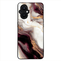 Θήκη Sonique Marble Series για Oppo Reno7 Lite 5G / Oppo Reno8 Lite 5G Μπορντώ