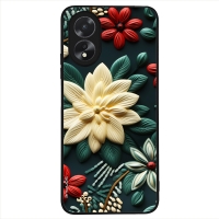Θήκη Sonique 3D Flower Series για Oppo A38 Πράσινο