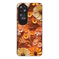 Θήκη Sonique 3D Flower Series για Oppo A60 Πορτοκαλί