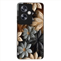 Θήκη Sonique 3D Flower Series για Oppo A79 5G Γκρι