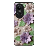 Θήκη Sonique 3D Flower Series για Oppo Reno10 5G Βιολετί