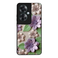 Θήκη Sonique 3D Flower Series για Oppo Reno11 F 5G Βιολετί