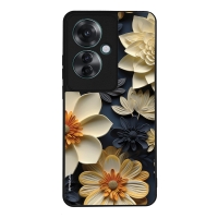 Θήκη Sonique 3D Flower Series για Oppo Reno11 F 5G Εκρού