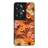 Θήκη Sonique 3D Flower Series για Oppo Reno11 F 5G Πορτοκαλί