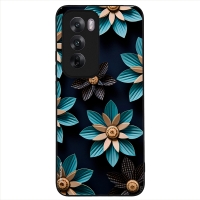 Θήκη Sonique 3D Flower Series για Oppo Reno12 5G Γαλάζιο