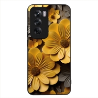 Θήκη Sonique 3D Flower Series για Oppo Reno12 Pro 5G Κίτρινο