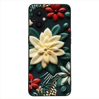 Θήκη Sonique 3D Flower Series για Oppo Reno7 Lite 5G / Oppo Reno8 Lite 5G Πράσινο