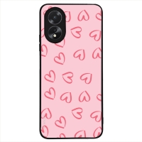 Θήκη Sonique Heart Series για Oppo A38 Ροζ