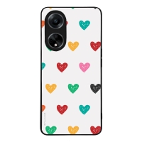 Θήκη Sonique Heart Series για Oppo A98 5G Λευκό 02