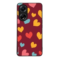 Θήκη Sonique Heart Series για Oppo A98 5G Μπορντώ