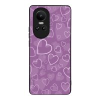 Θήκη Sonique Heart Series για Oppo Reno10 5G Βιολετί