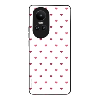 Θήκη Sonique Heart Series για Oppo Reno10 5G Λευκό 01