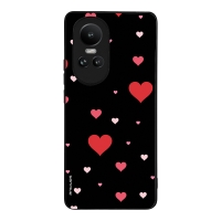Θήκη Sonique Heart Series για Oppo Reno10 5G Μαύρο