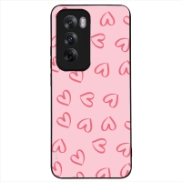 Θήκη Sonique Heart Series για Oppo Reno12 5G Ροζ