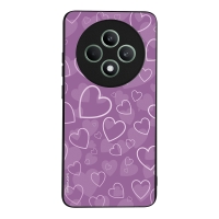 Θήκη Sonique Heart Series για Oppo Reno12 F 5G / Oppo Reno12 FS 5G Βιολετί