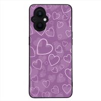Θήκη Sonique Heart Series για Oppo Reno7 Lite 5G / Oppo Reno8 Lite 5G Βιολετί
